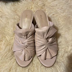 New Aldo leather shoes